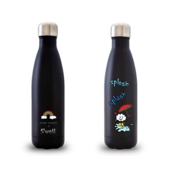 Mira Mikati x S'well Collab Midnight Black 17 oz Rare Limited - Picture 1 of 10